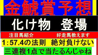 【化け物登場】2022年 金鯱賞 予想【簡単すぎ】