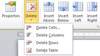 How to Delete a Table (and Table Borders) in Microsoft Word