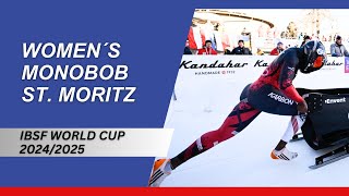 IBSF World Cup St. Moritz - Women's Monobob - Heat 2