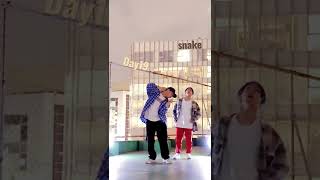 Day19 snake / 100steps challenge #shorts #dancechallenge #tutorial