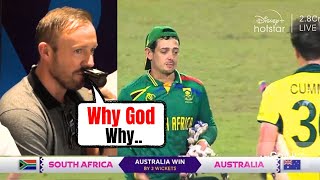 Ab Devilliers About To Cry When South Africa Lost In Semifinal Against Australia ||