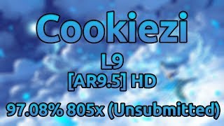 Cookiezi | paraoka - L9 [AR9.5] HD 97.08% 805/1094x ★9.1 (Unsubmitted)