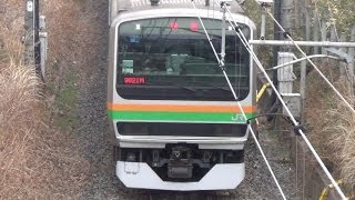 臨時快速おさんぽ川越号 E231系5両 2014/01/25