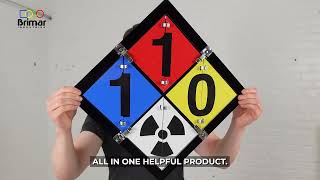 New Release: The Ultimate NFPA Flip Placard Sign for Hazard Identification! 🚨