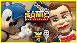 Toy Story 4 | Sonic The Hedgehog Movie Vs Benson Dummy for Doritos | Forky Asks Question | Woody