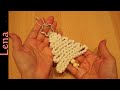 𝗠𝗮𝗰𝗿𝗮𝗺𝗲 with 𝗟𝗲𝗻𝗮 🎄 Makramee Tanne / Weihnachtsbaum Kreuzknoten 🎄 Macrame Christmas Tree Square Knot