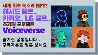 [NFT][보이스벌스] 목소리 NFT?? 해시드 묻은.. 카카오, 엘지에서 이미 50억 투자받은 검증된 기업의 프로젝트 (숨겨진 꿀통!!) - Voiceverse LOVO