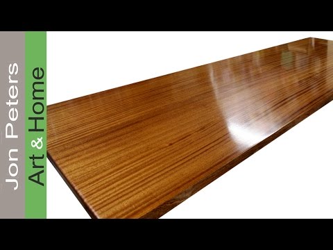 How To Finish a Wooden Countertop by Jon Peters How To Finish a Wooden Countertop by Jon Peters