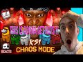 KSI CHAOS MODE SIDEMEN AMONG US | GHOST REACTS