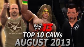 WWE '13 Top 10 CAWs (August 2013)