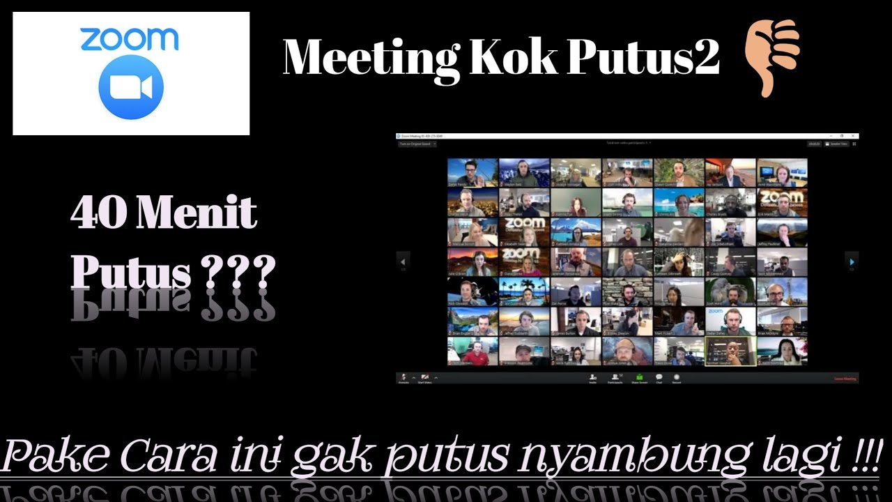 Cara Menggunakan Zoom Lebih Dari 40 Menit || Tanpa Batas - YouTube