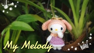 English Sub/ถักตุ๊กตาโครเชต์ Part 1-2/ Crochet My melody