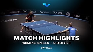 Yuan Wan vs Anastassiya Lavrova | WS | WTT Contender Tunis 2022 (Qual)