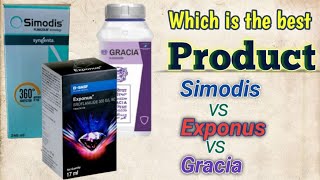 Basf Exponus vs Syngenta Simodis vs Godrej Gracia insecticide मे कौन सा बेस्ट है/Basf Exponus/Gracia