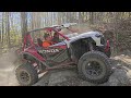 overlook trail @ tackett creek tn ride along rmax talon rzr