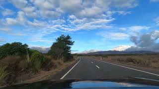 Drive to Mt. Ruapehu, New Zealand 🇳🇿 | Skotel Alpine Resort, Tongariro National Park