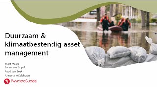 Webinar Duurzaam \u0026 Klimaatbestendig assetmanagement - 8 juni 2021