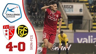 Sion - Schaffhausen 4-0 Highlights Swiss Challenge League