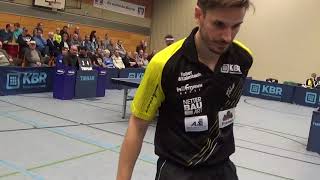 Dickhardt vs Kovac Croacia TV Hilpoltstein vs Passau Tischtennis  2  Bundesliga 20171022 Stativ  4