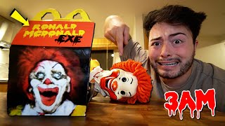DO NOT ORDER RONALD MCDONALD HAPPY MEAL FROM MCDONALDS AT 3 AM! (SCARY)