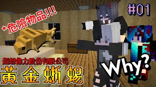 【黃金蜥蜴#1】居然穿越到異世界?!民間中頂尖收藏?!｜全字幕｜(上集)【Minecraft小品解謎 #4】