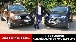 Renault Duster Vs Ford EcoSport Test Drive Comparison - Autoportal