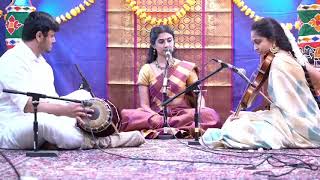 Sutikshna Veeravalli (MD) Vocal, Sushmitha Ravikumar-Violin, L.Subramanian- Mridangam