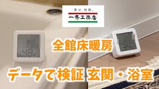 【マイホーム】真冬の家が信じられないくらい快適に。床暖房データ計測【一条工務店】