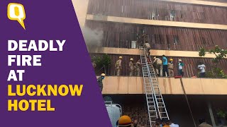 Lucknow Fire: 2 Dead in Massive Fire at Hazratganj's Hotel Levana, Several Trapped | The Quint