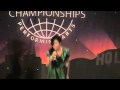 Lianah Sings at the 2010 WCOPA - 1st day of Competition