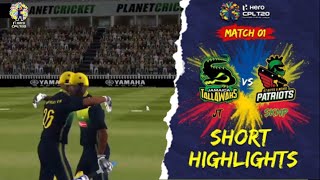 Match 1 Full Highlights | St Kitts and Nevis Patriots vs Jamaica Tallawahs | CPL 2022 | JT vs SKNP