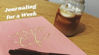 I Journal for 7 Days | Kim Tries Organizing my life