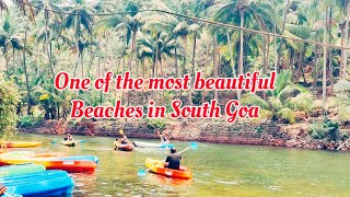 Calm and Beautiful  Cola Beach Goa.. दक्षिण गोव्यातील सर्वात सुंदर समुद्रकिनाऱ्यांपैकी एक #kayaking