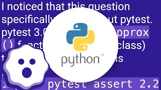 pytest: assert almost equal