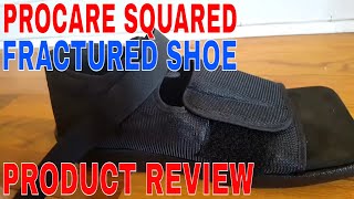 ✅  How To Use ProCare Squared Fractured Toe Pre and Post Op Shoe Review