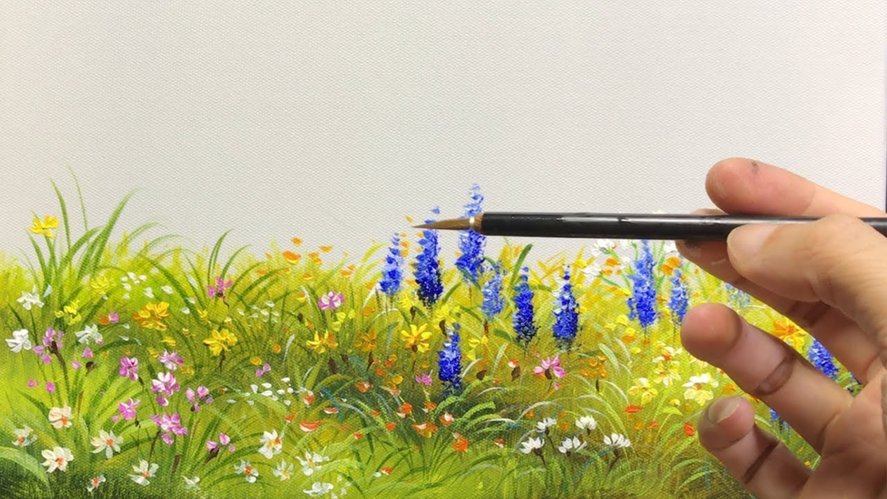 How Do You Paint Realistic Grass With Acrylics At Numbers Mcleod Blog