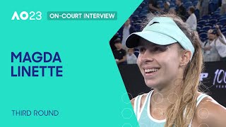 Magda Linette On-Court Interview | Australian Open 2023 Third Round