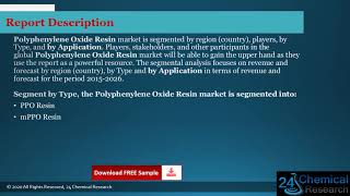 Global Polyphenylene Oxide Resin Market Insights, Forecast to 2026