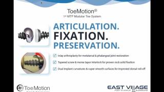 Webinar: Dr. Justin Raatz Presents on the Arthrosurface ToeMotion Implant System