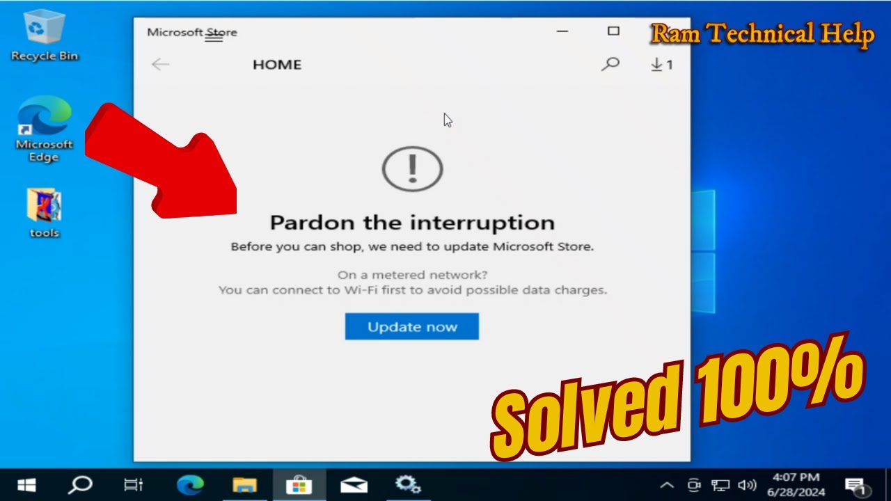 How To Fix Pardon The Interruption Microsoft Store Error Fix