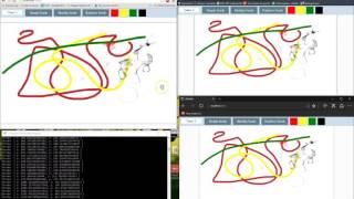 Real time collaborative drawing (nodejs+socket.io)