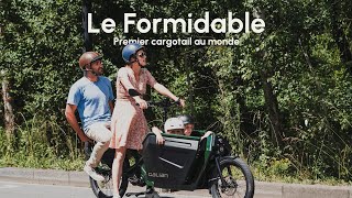 Le Formidable : vélo cargo électrique et longtail fabriqué en France.