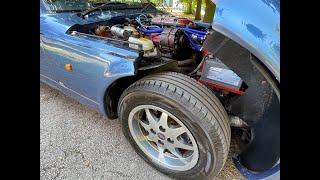 TVR S2 290 - Engine bay and boot detail.