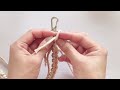 マクラメdiy まとめ結びなしで作るマクラメバッグストラップ 基本の平結び macrame bag strap tutorial