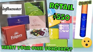 Get FREE INFLUENSTER VOX BOXES like I did! AUGUSTINUS BADER, WELL PEOPLE, FOLDGERS and more...