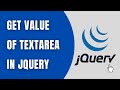 Get Textarea Tag Value in jQuery | HowToCodeSchool.com