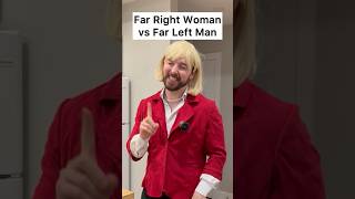 Right Wing Woman vs Left Wing Man #rightwing #leftist #men #women