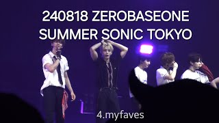 240818 SUMMER SONIC TOKYO ZEROBASEONE