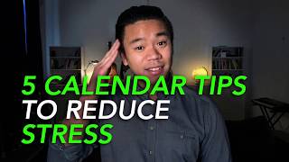 5 calendar tips to reduce stress