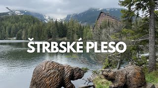 Štrbské Pleso, Slovakia.  Hiking to Predne Solisko. May 2024